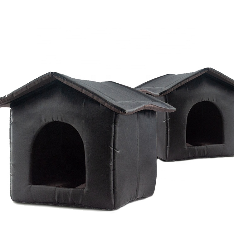 Water-Resistant Large Dog Kennel Outdoor Warm Weatherproof Pet Cat House for Stray Shelter or Villa Use
