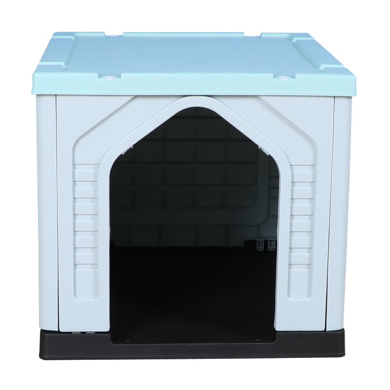 Outdoor Rainproof Dog Kennel and Pet House Rural Courtyard Villa Made of Plastic Sunscreen Dog Shed for Comfort and Shelter