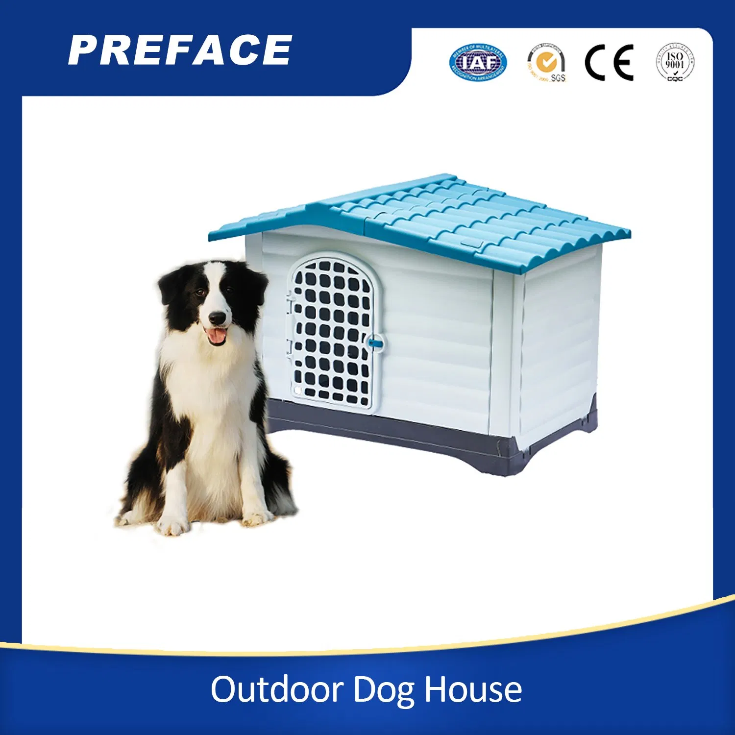 115*97*113mm XL DIY Luxury Bed Big Manufacturers Outdoor/Indoor Kennel Dog House Pet Plastic Houses for Buy Dogs Plastic Sale