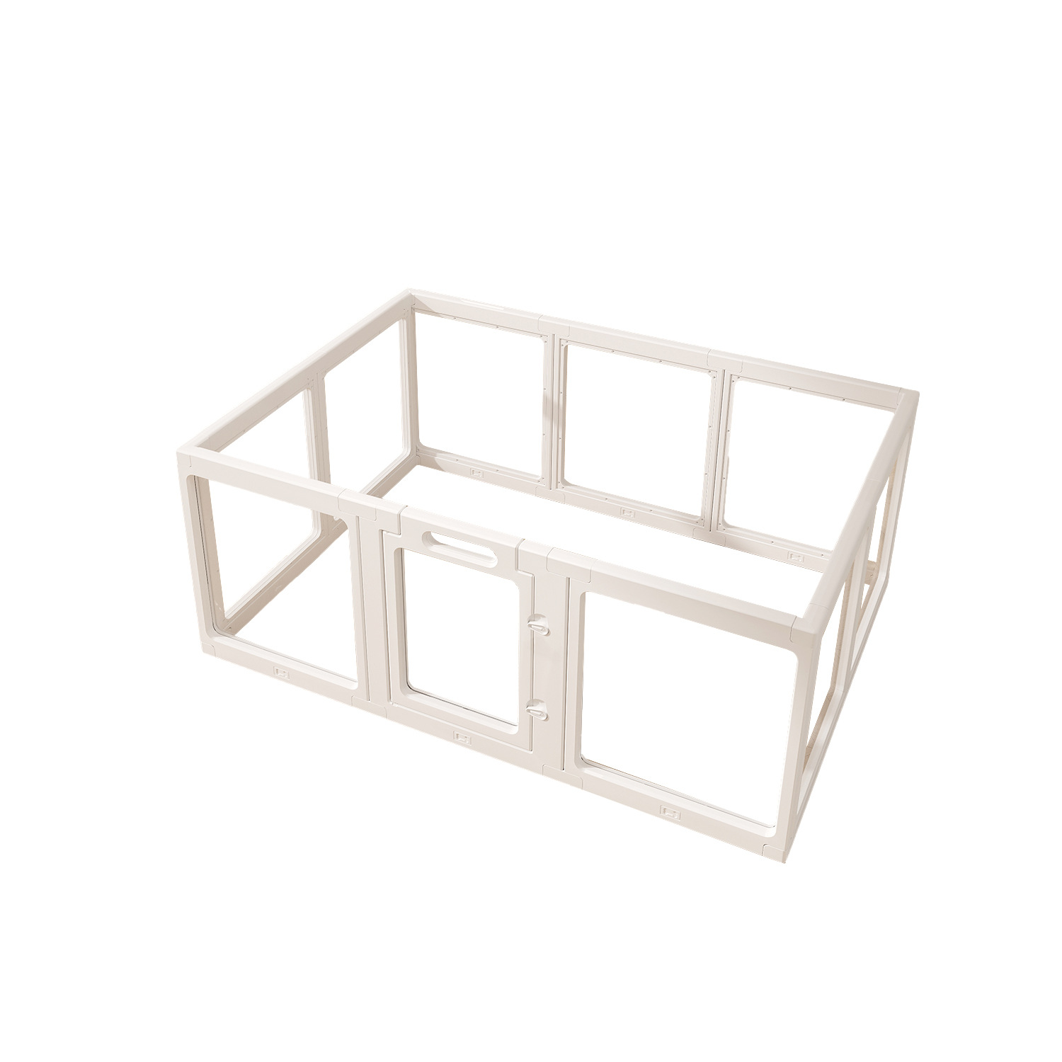 Dog Fence Acrylic Transparent Pet Indoor Dog Cage Small and Medium-sized Dog Fence cat Indoor Enclosure