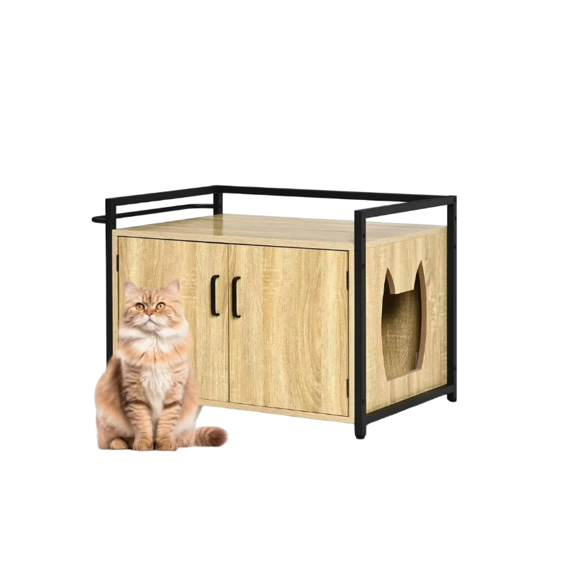 Modern Furniture Multi-Functional Hidden Pet Cat House with Door