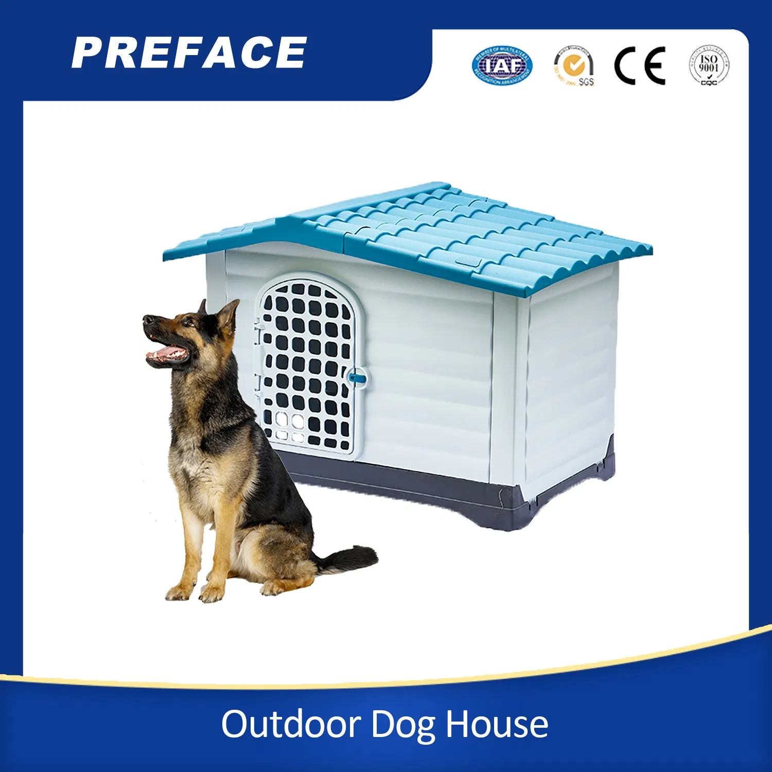 115*97*113mm XL DIY Luxury Bed Big Manufacturers Outdoor/Indoor Kennel Dog House Pet Plastic Houses for Buy Dogs Plastic Sale