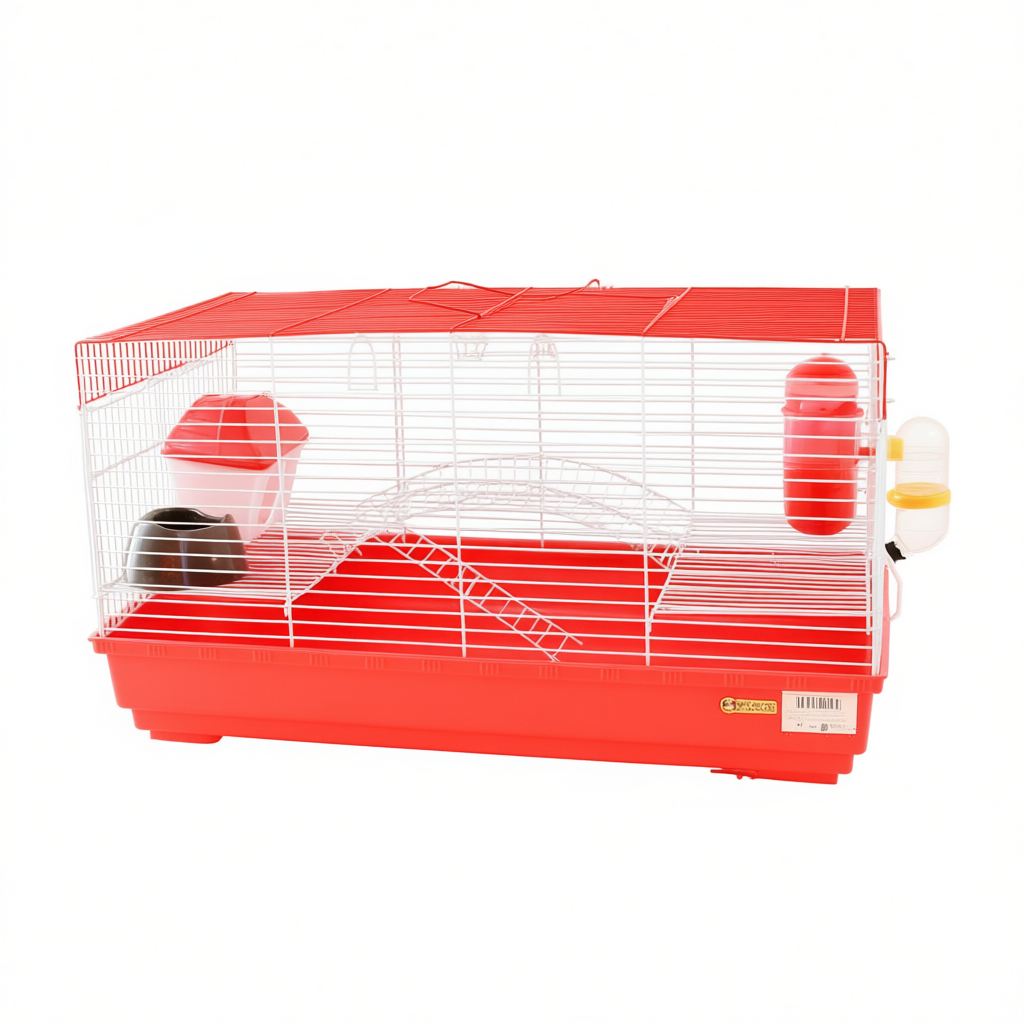 Hamster Cage for Small Pets for Gerbils Chinchillas and Mice Durable Simple Solid Design Plastic Tray Box Pet Housing