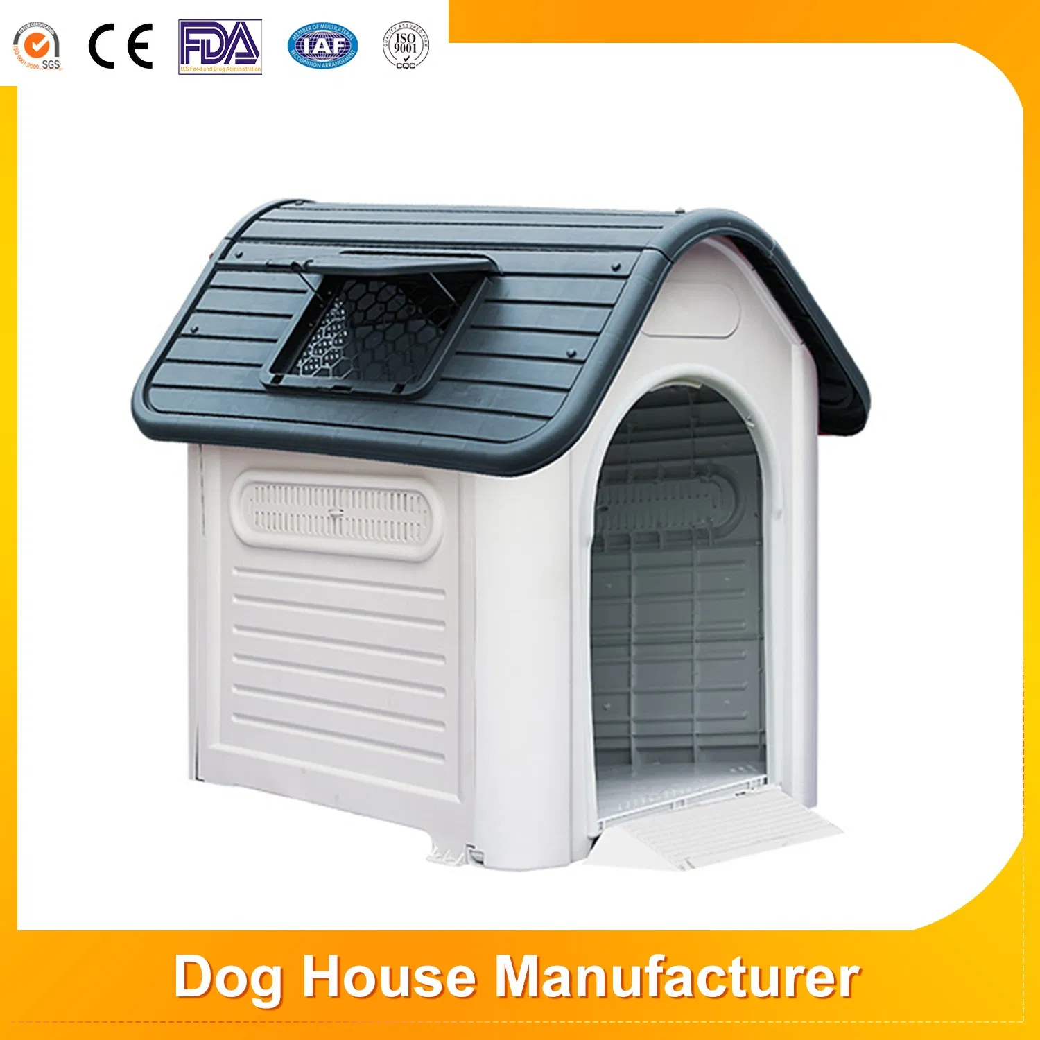 New Arrival Luxury Manufacturers Outdoor/Indoor Cat Bed Dog Kennel Comfortable Plastic Pet House