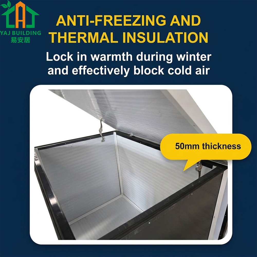 Heavy Duty Insulated Dog House for Winter All Weather Windproof Pet Cage Home Extra Large Waterproof Kennel Outdoor Dog House