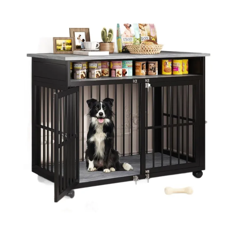 Medium and Small Dog Breeds Furniture-Style Pet Dog House View 5