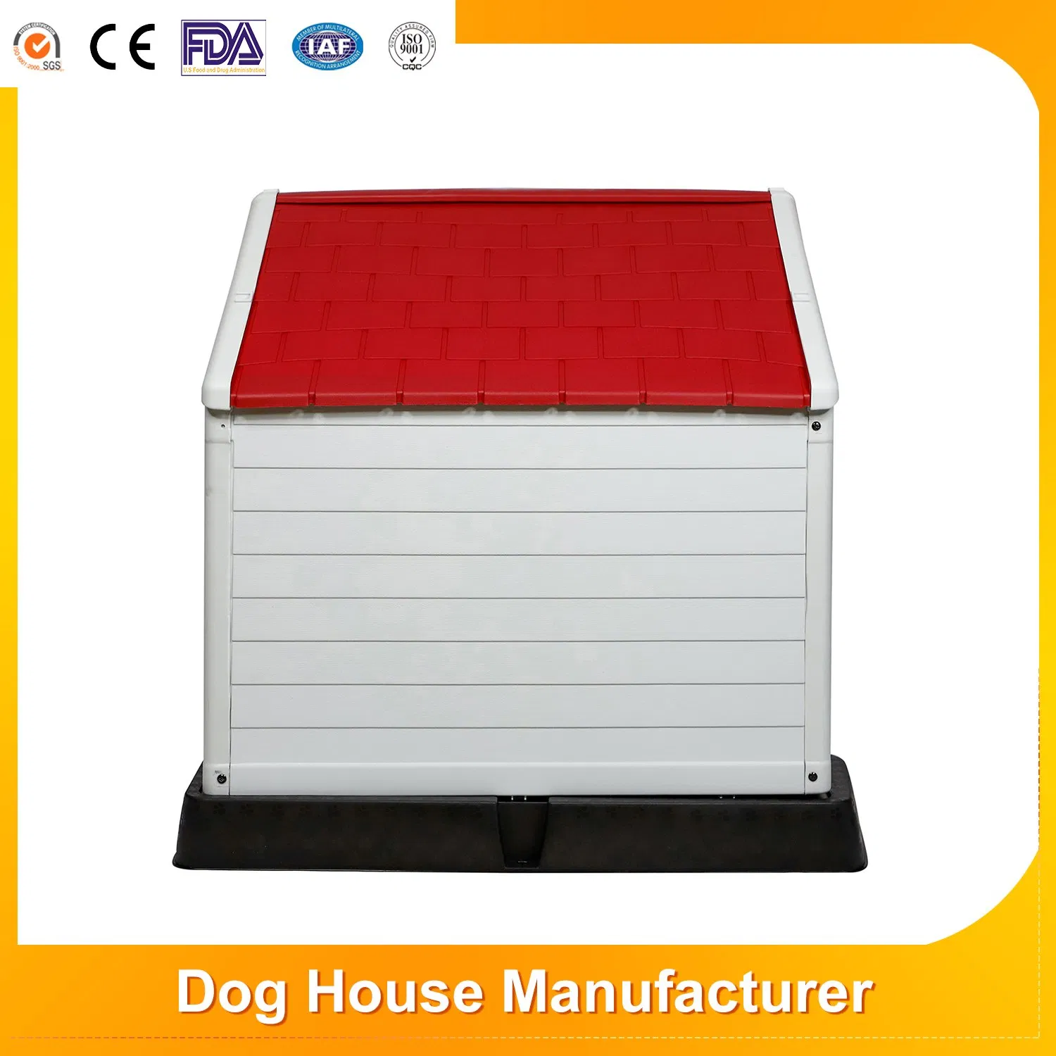 High Quality Outdoor/Indoor Waterproof Solid Ventilate Insulated Luxury Pet Accessories Wholesale Dog House Kennel for Sale