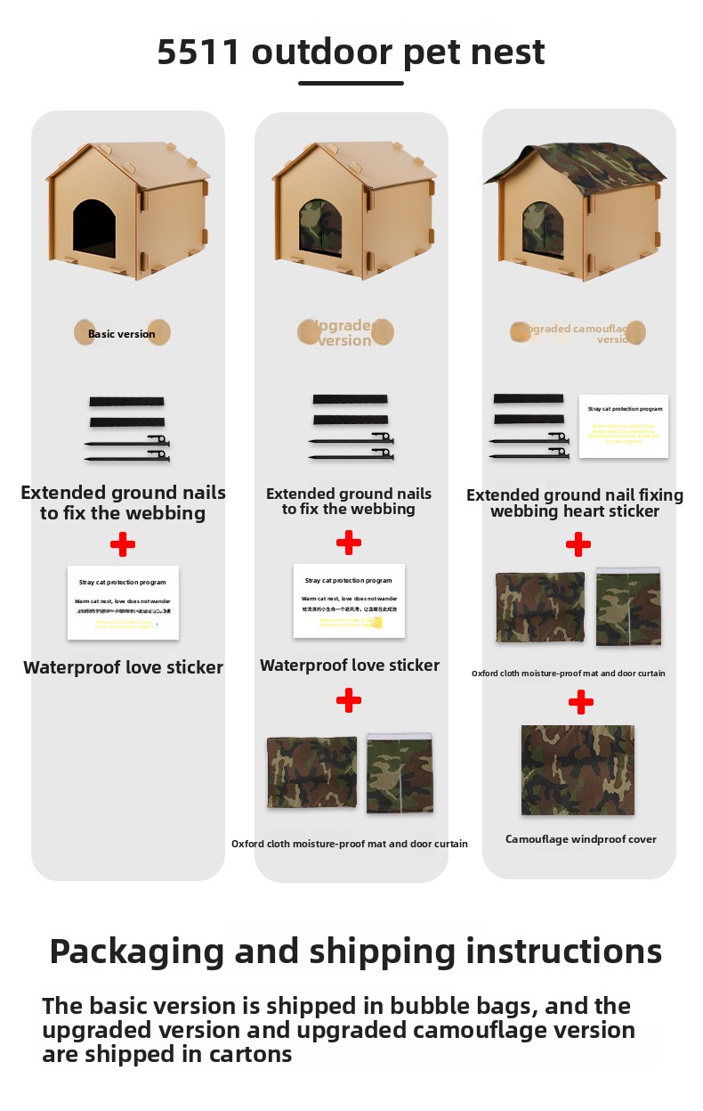 Outdoor Waterproof Pet House