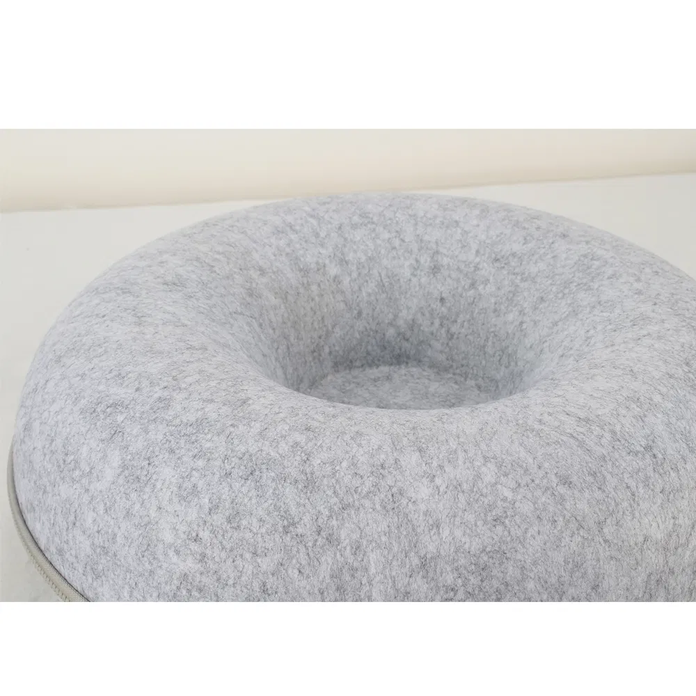 Wholesale New-Style Customized Design Popular Colorful Breathable Fabric Pet Cat Donut Bed Cat Tent House