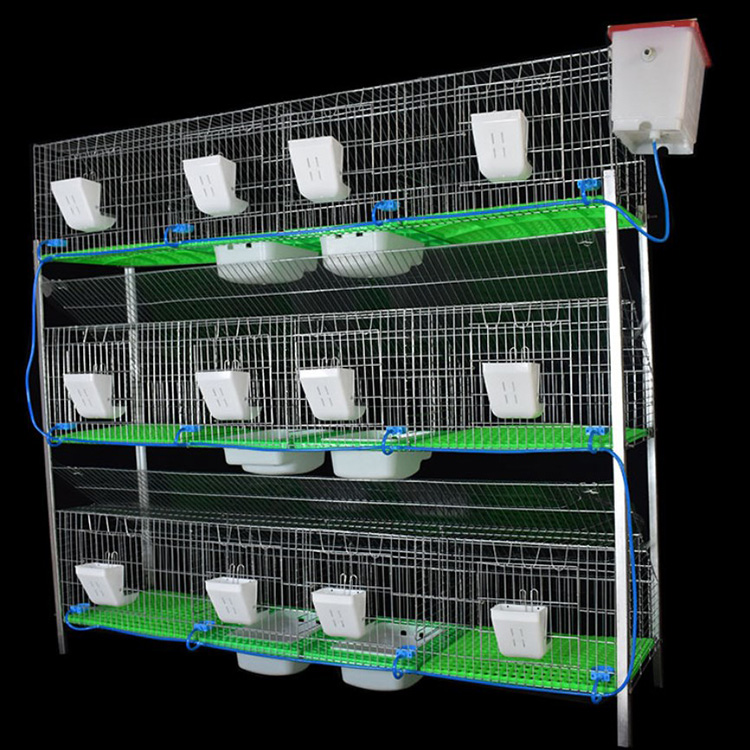 Commercial Rabbit Farm Equipment New Mother And Baby Rabbit Layer Cage With Stand For Malaysia And Philippines