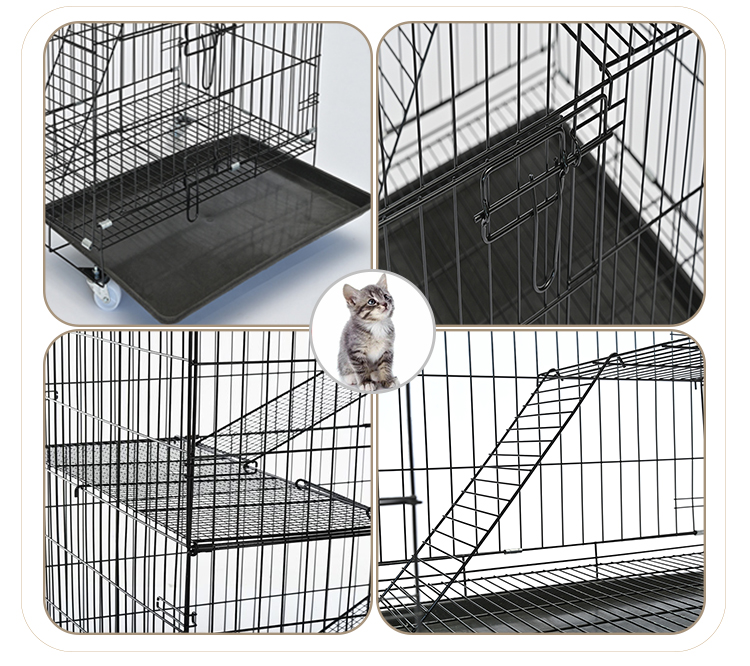 Foldable Metal Dog Cage Detail 5