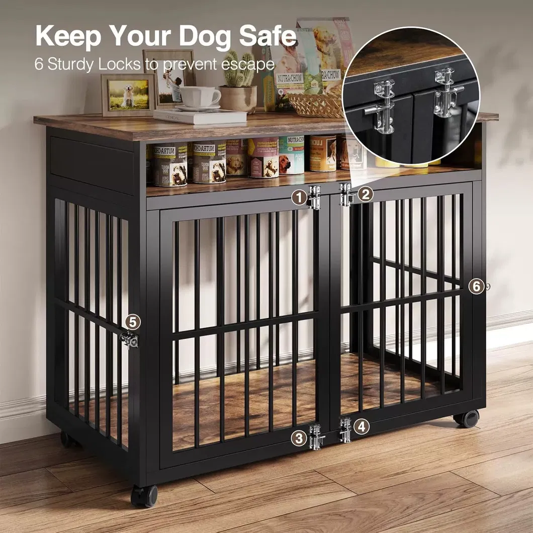 Medium and Small Dog Breeds Furniture-Style Pet Dog House View 4
