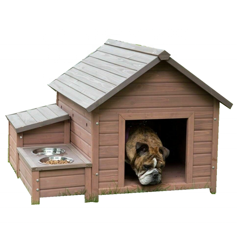 Dog Kennels Pet House Wood Outdoor Shelter Kennel Large Weather Cage Home Resistant New