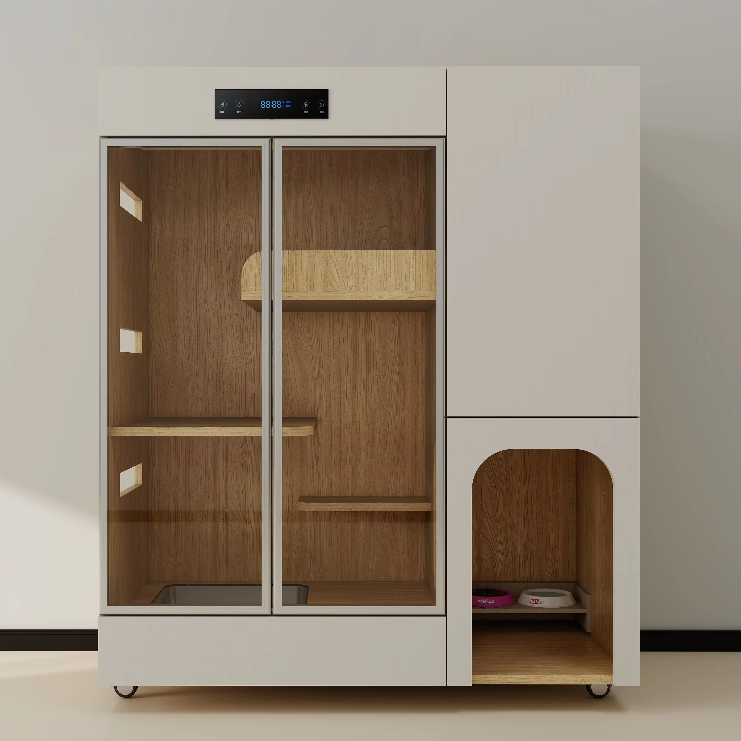 Light Luxury Modern Indoor Dog Cat Animal Pet Furniture House Cabinet Houses Cages
