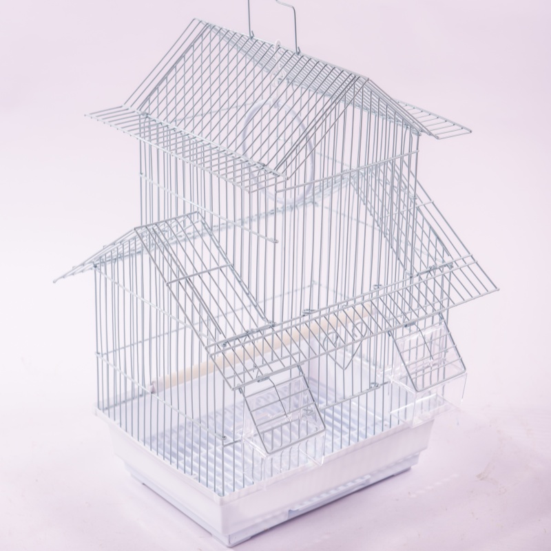 Customized Electroplated Folding Pigeon Parrot Birds Breeding Cage New Large Size Portable Canary Bird Cage Factory