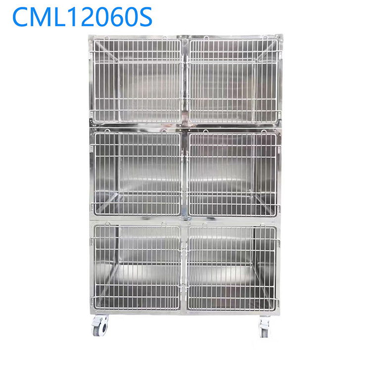 Veterinary Cat-friendly Long Cage Cattery Breeding Cage Cat-friendly Enclosure for Veterinary Clinic Animal Hospital