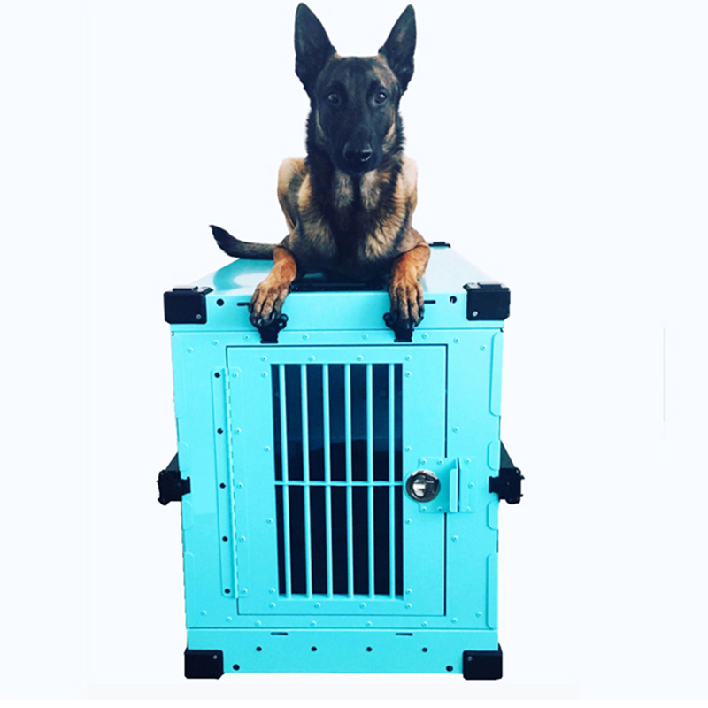 New Arrival Hot Sale Durable High Quality Aluminum alloy Portable Car mounted Dog training cage Dog crate