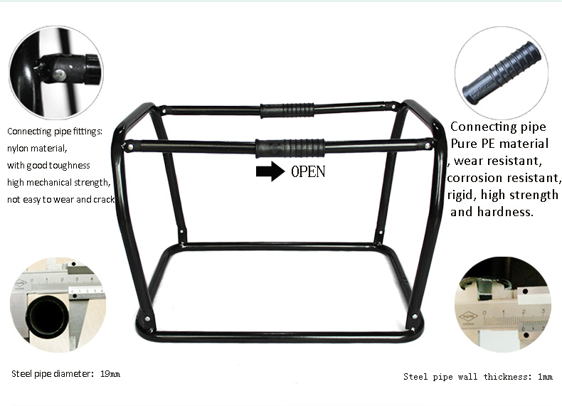 Soft Crate Carrier Cage Kennel with Fleece Mat and Snap Button Closure