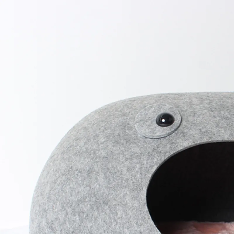 Removable Indoor Luxury Pet House Felt Cat Cave House