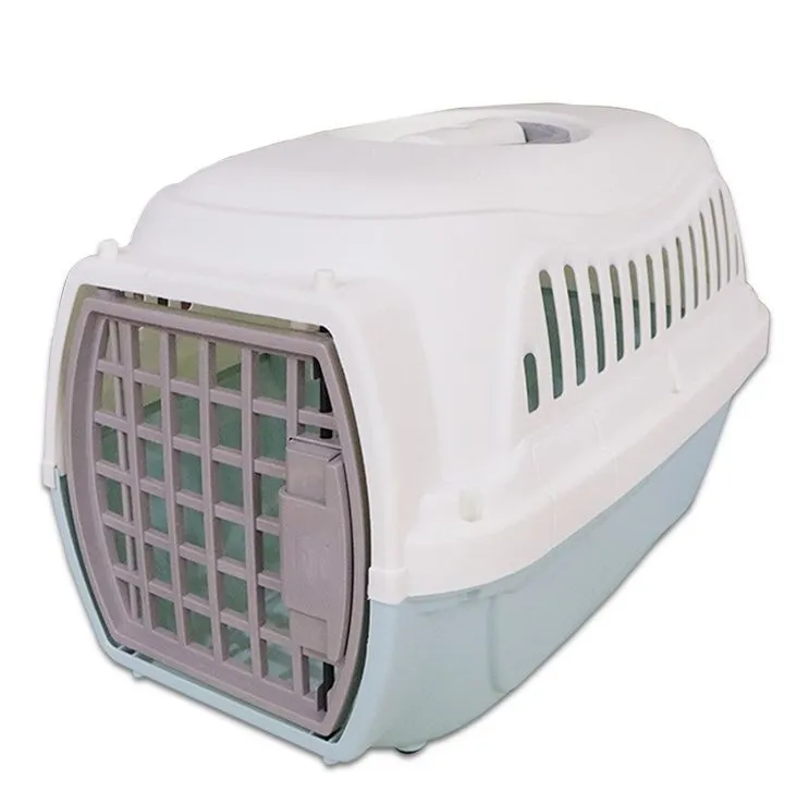 Plastic Portable Cat Dog Luxury Air Carrier Cage Airline Approved Pet Travel Box