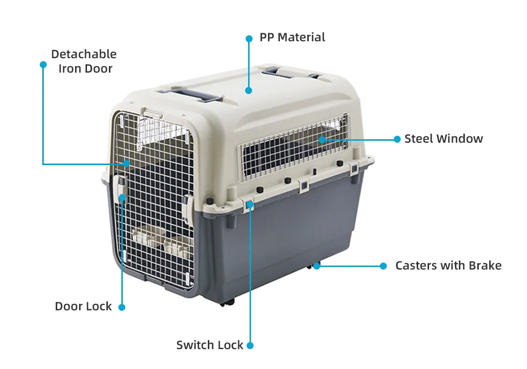 Pet Carrier Air Box Approved Dog Transport