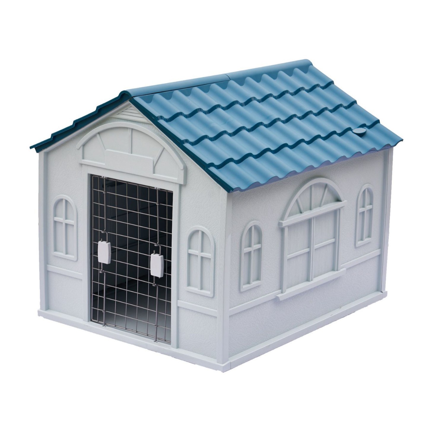 Luxury Dog House Plastic Material Rainproof Waterproof Pet HouseFourSeason Universal Luxury Dog VillaPet KennelCageforOutdoorUse