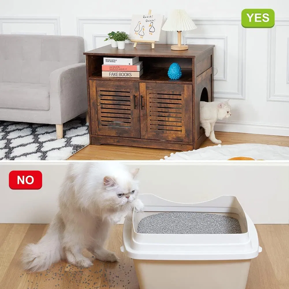 High Quality Enclosure Cat Cabinet, Indoor Cat House, Hidden Cat House for Pet