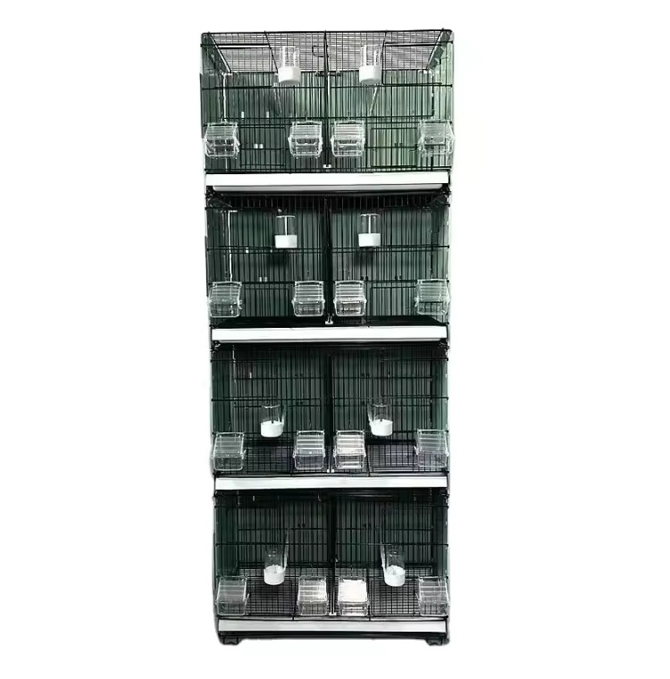 Stackable Metal Bird Cage Breeding Heavy Duty Large Par Pet Cage Multifunctional Iron Cage Easy Observation