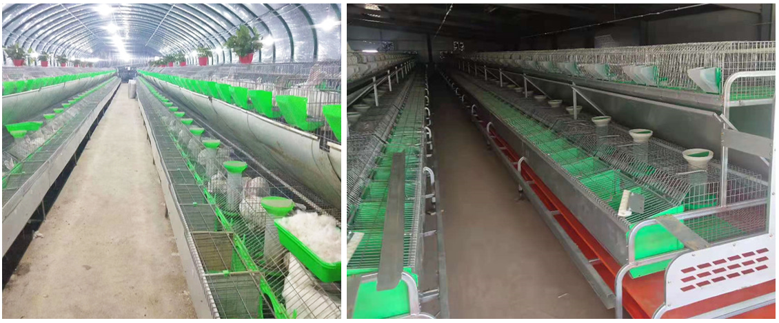 Stackable Doe & Litter Cage Mother and Baby Rabbit Cage System for Breeding Rabbit