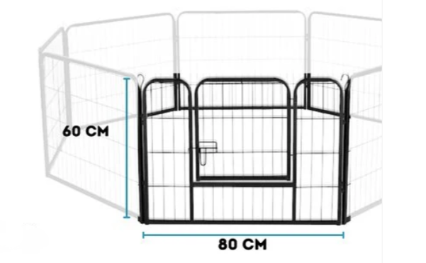 Custom Size Metal Wire Puppy Pen Dog Crate Kennel House for Exercise &amp; Training Foldable Playpen