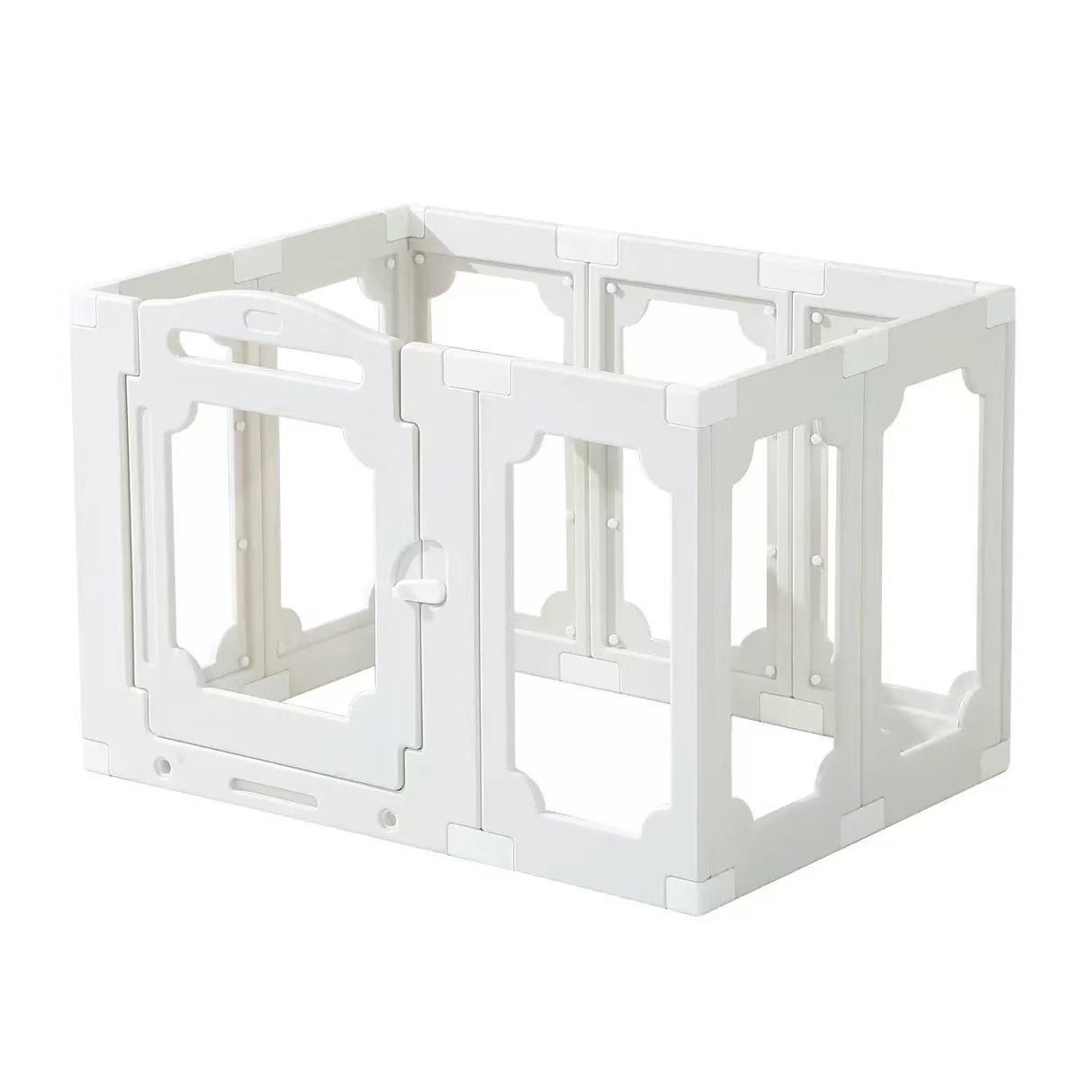 Wholesale Pet SuppliesTransparent Dog Playpen Acrylic Pet Enclosure Thickened HDPE Panels for Indoor Puppy Room Multi-Scene Use