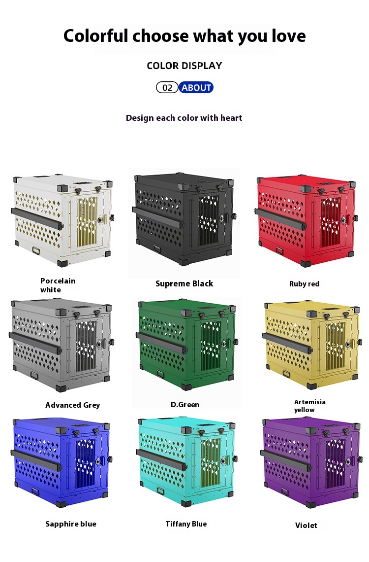 Aluminum Dog Cage Detail 4