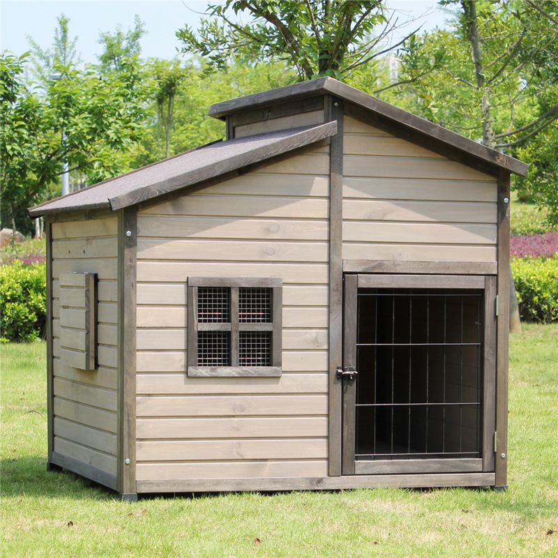 Outdoor Double Roof Rainproof Universal Extra Large Golden Retriever Dog House All Seasons