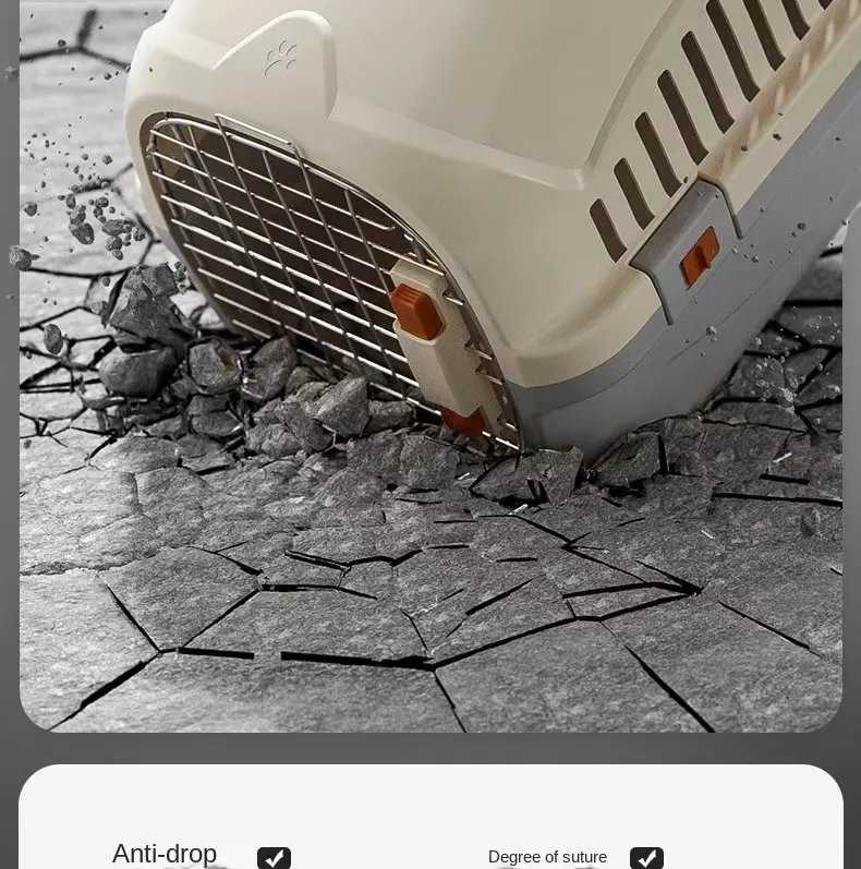 Airline-Approved PP Plastic Pet Transport Cage - Material Properties