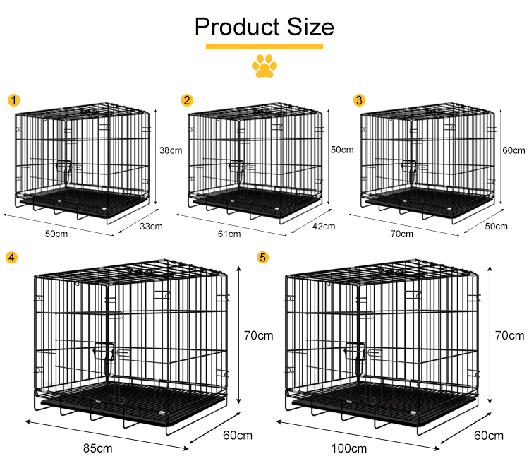 Folding Pet Cage View 1