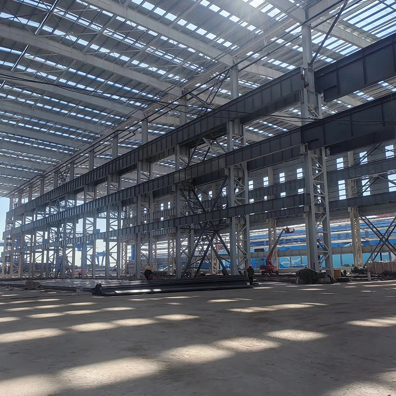 Demountable Temporary Housing for Construction Sites, Easy to Construct, Lightweight Steel Structure