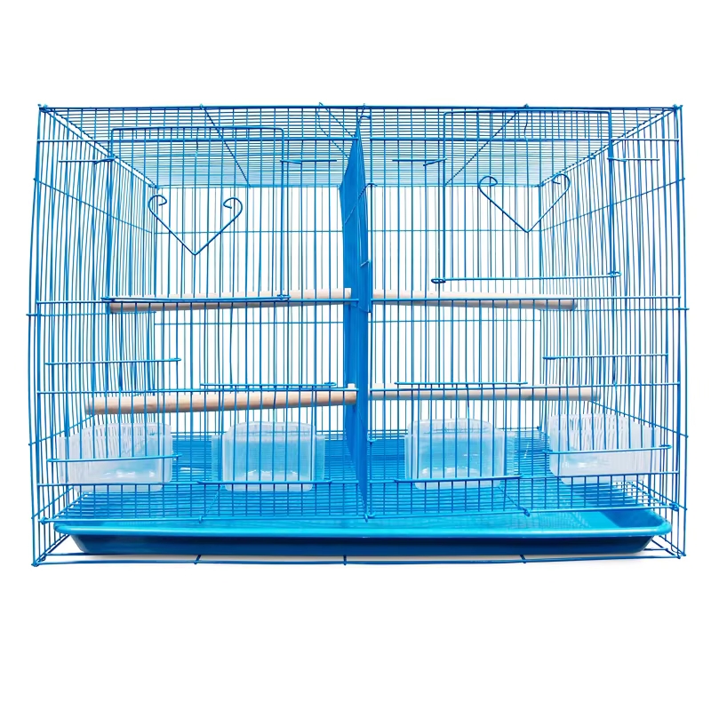 Bird Cage Breeding Separable Double Spaced Square Metal Large for Sale