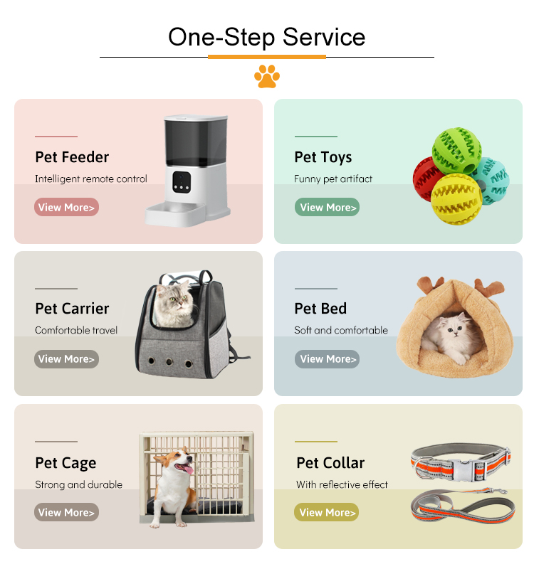 Pet products range