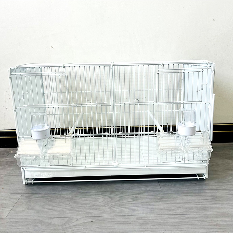 High Quality Durable Stable Stacking Eco-Friendly BPA Free Stackable Breeding Birds Cage Big Metal Bird Cage for Canary