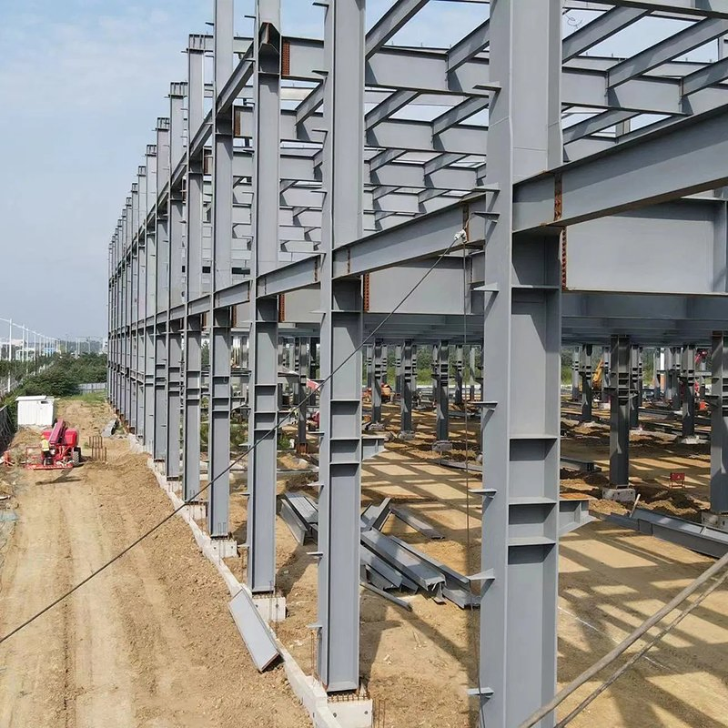 Demountable Temporary Housing for Construction Sites, Easy to Construct, Lightweight Steel Structure