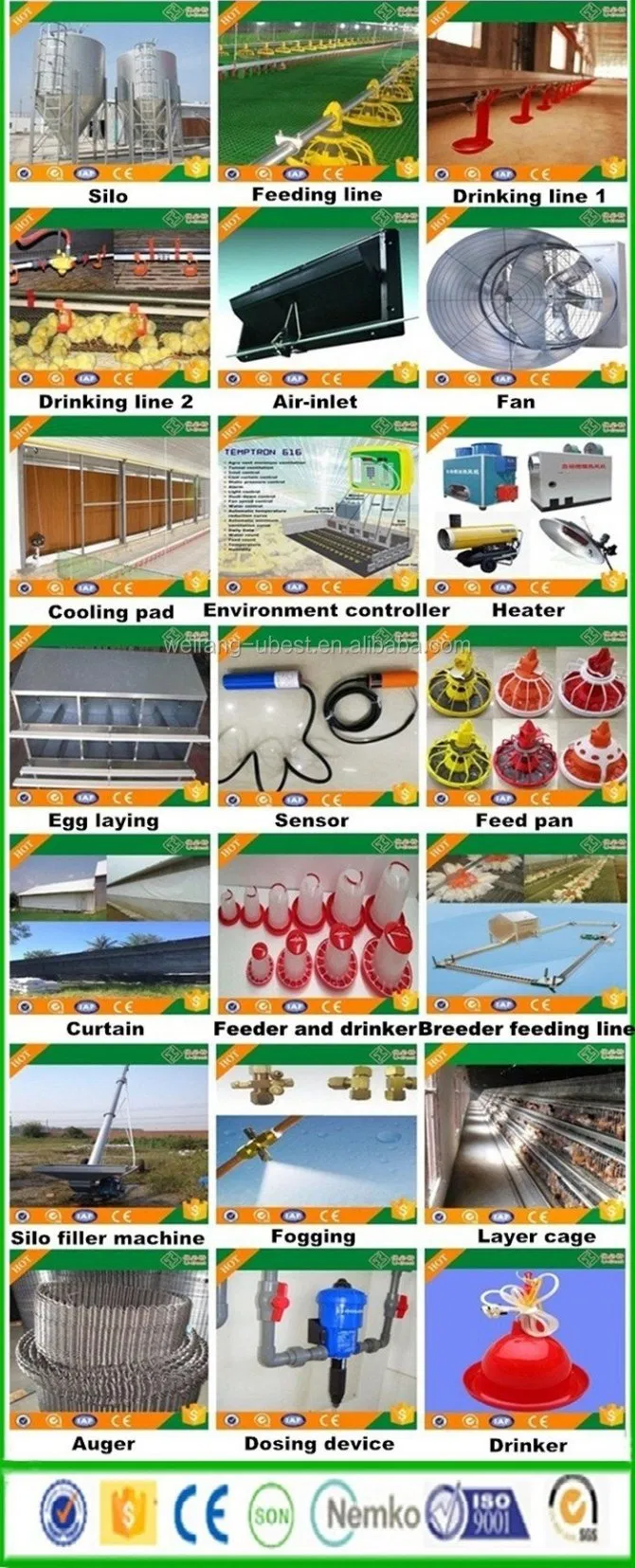 Advanced Design Complete Controlled Poultry Shed Farm Building Prefabricated Housing Steel Structure