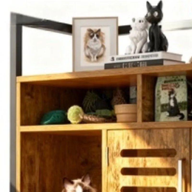 Modern Multi-Function Wood Cat Villa