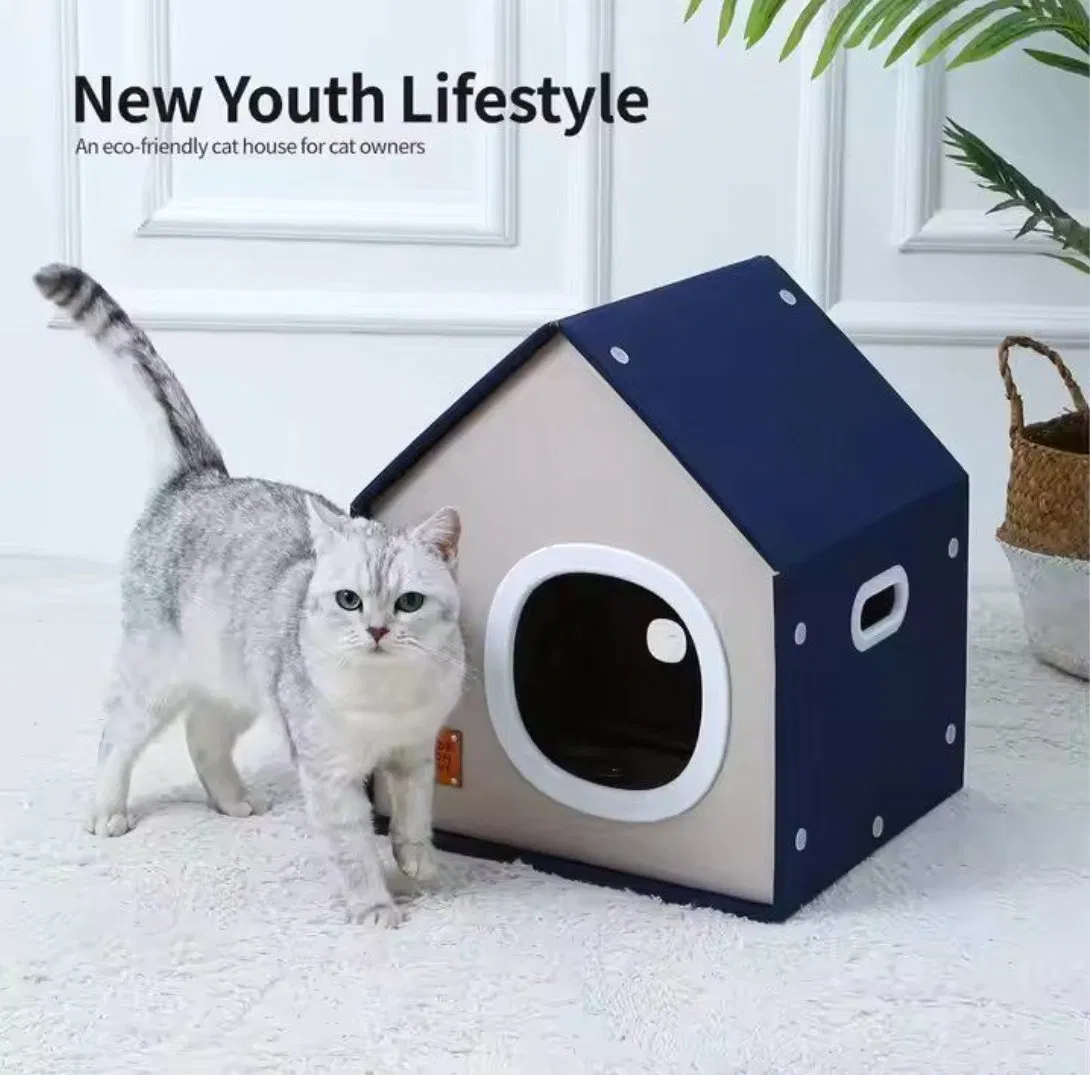 Unique Paper Cat House for Eco-Conscious Pet Enthusiasts