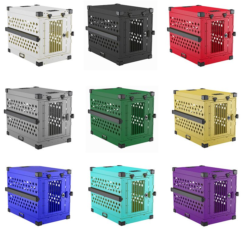 Folding Aluminum Dog Cage Detail 4