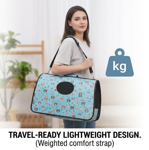 Dog Cat Soft-Sided Backpack Fashion Modern Zipper Multicolor Multi-pattern Oxford Cloth Portable Multifunctional Pet Carrier