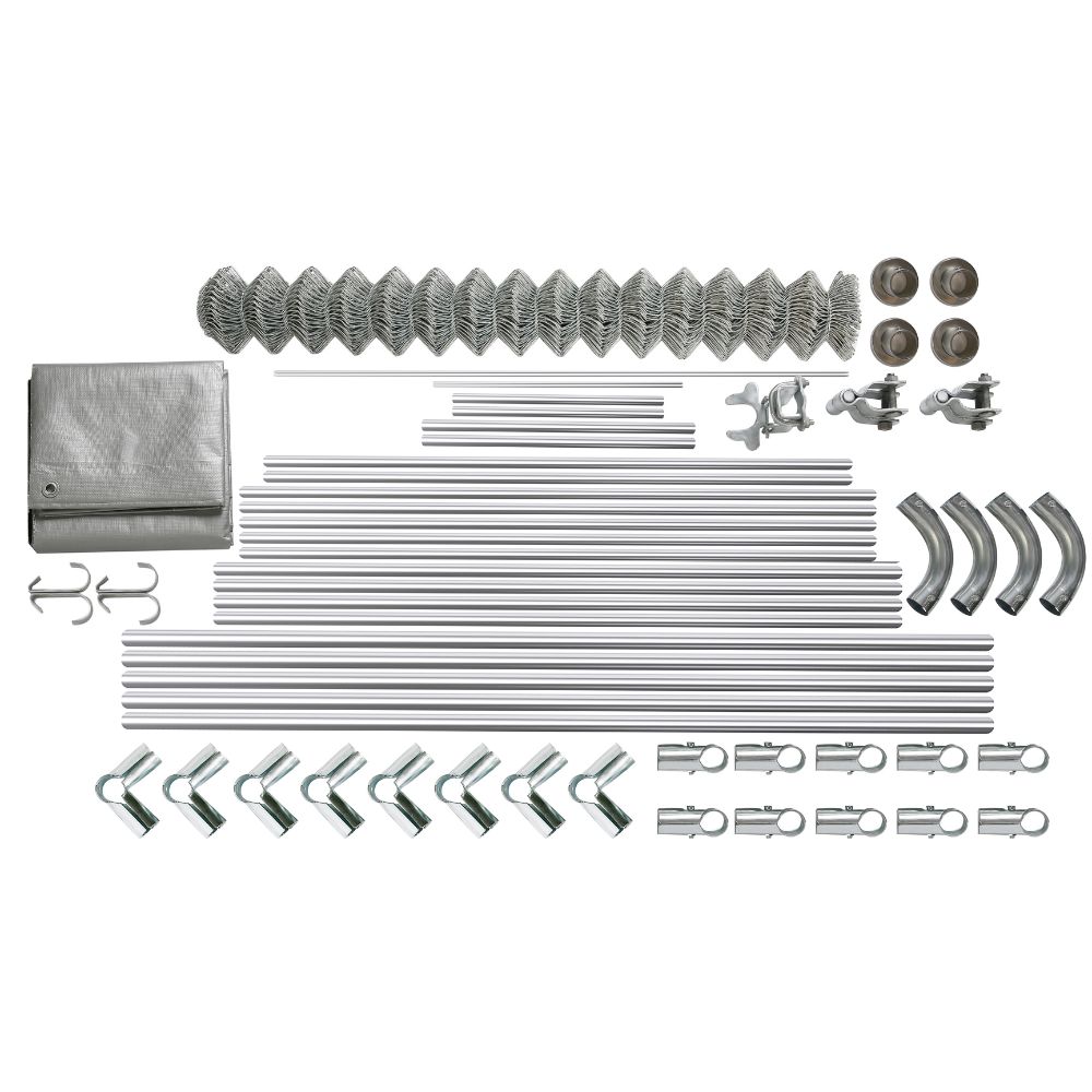 Factory Direct Custom Galvanized Steel Dog Kennel 2x2x2m Large Outdoor Dog Kennels with Waterproof Cover