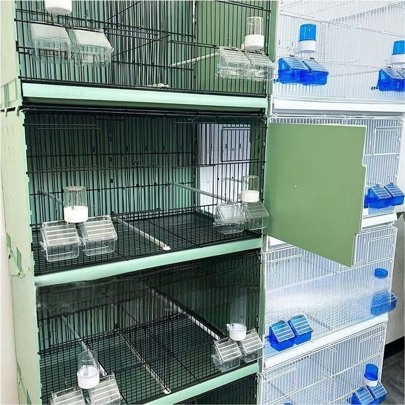 Heavy Duty 70cm Stackable Breeding Aviary Bird Cage Professional Metal Parrot Cage for Multiple Birds