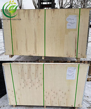 Wooden box packing step 4