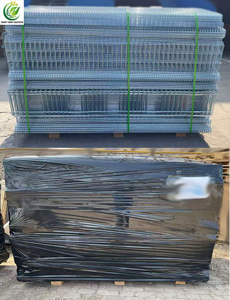 Wooden pallet packaging step 4