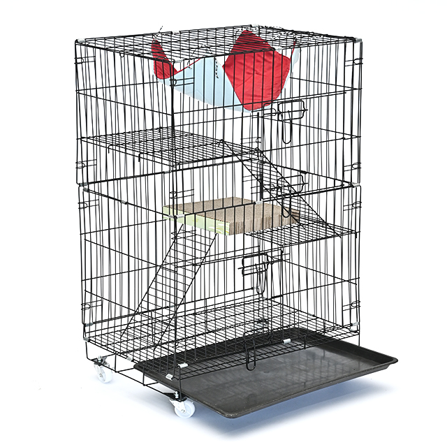Extra Large Pet Breeding Cages Crate Portable Folding Cages Double Decker Customized Color Pet Cage Cat Villa